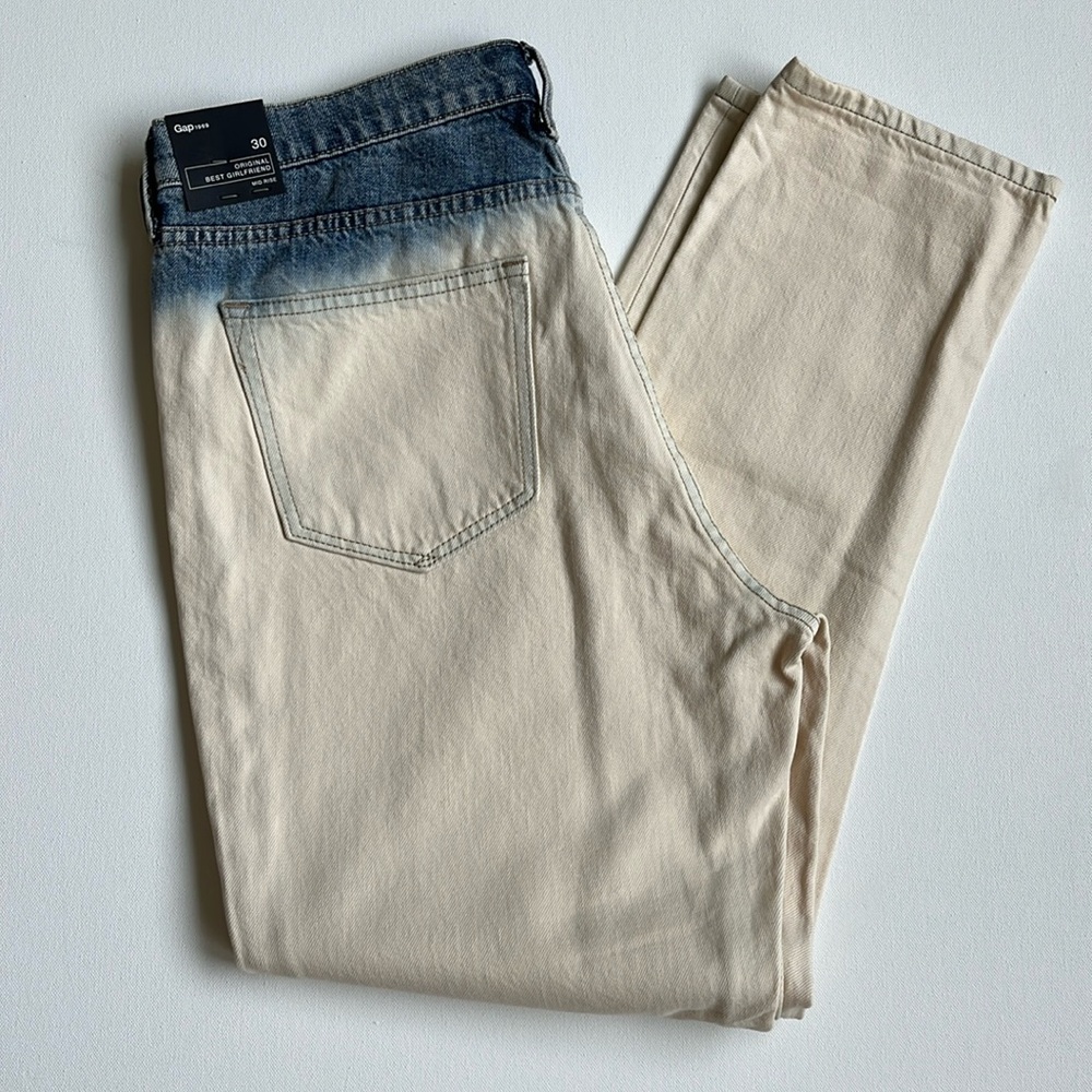 Gap Original Best Girlfriend Jean In Indigo Dip Dye-NWT- Size 30